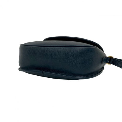 GUCCI Shoulder Bag leather Navy