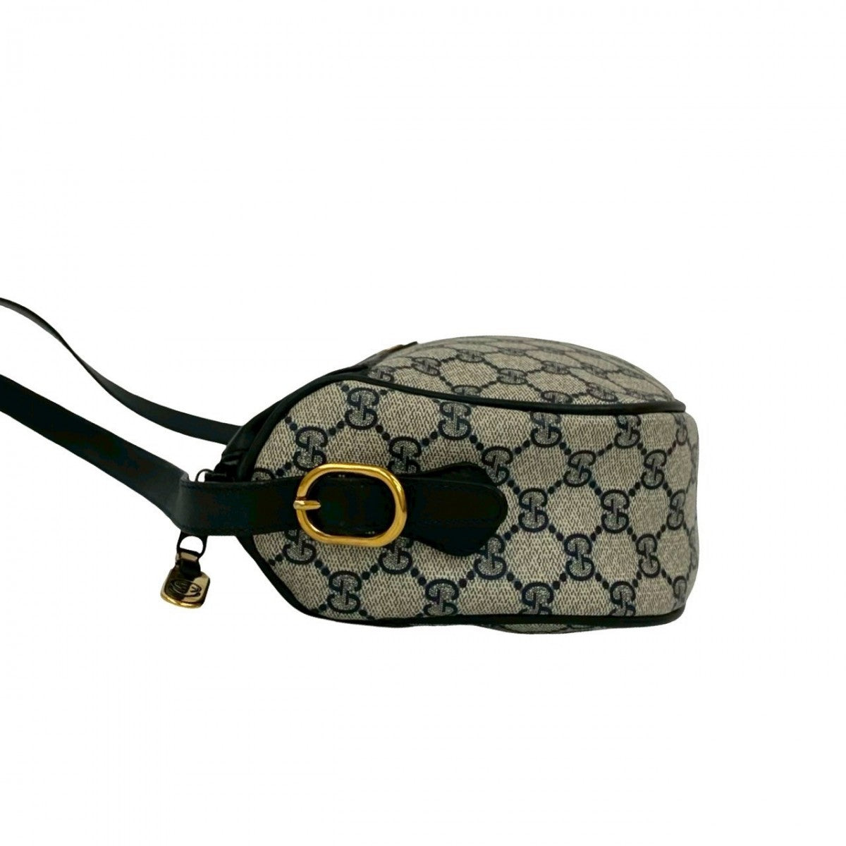 GUCCI Shoulder Bag leather Navy
