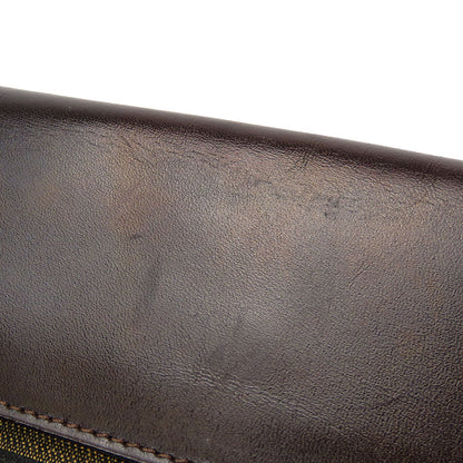 FENDI Long Wallet Purse canvas Brown Zucca