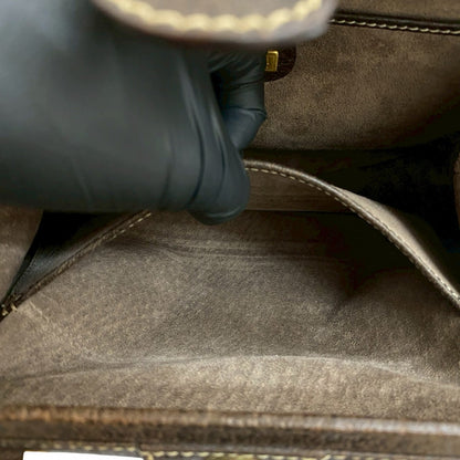 GUCCI Handbag leather Brown