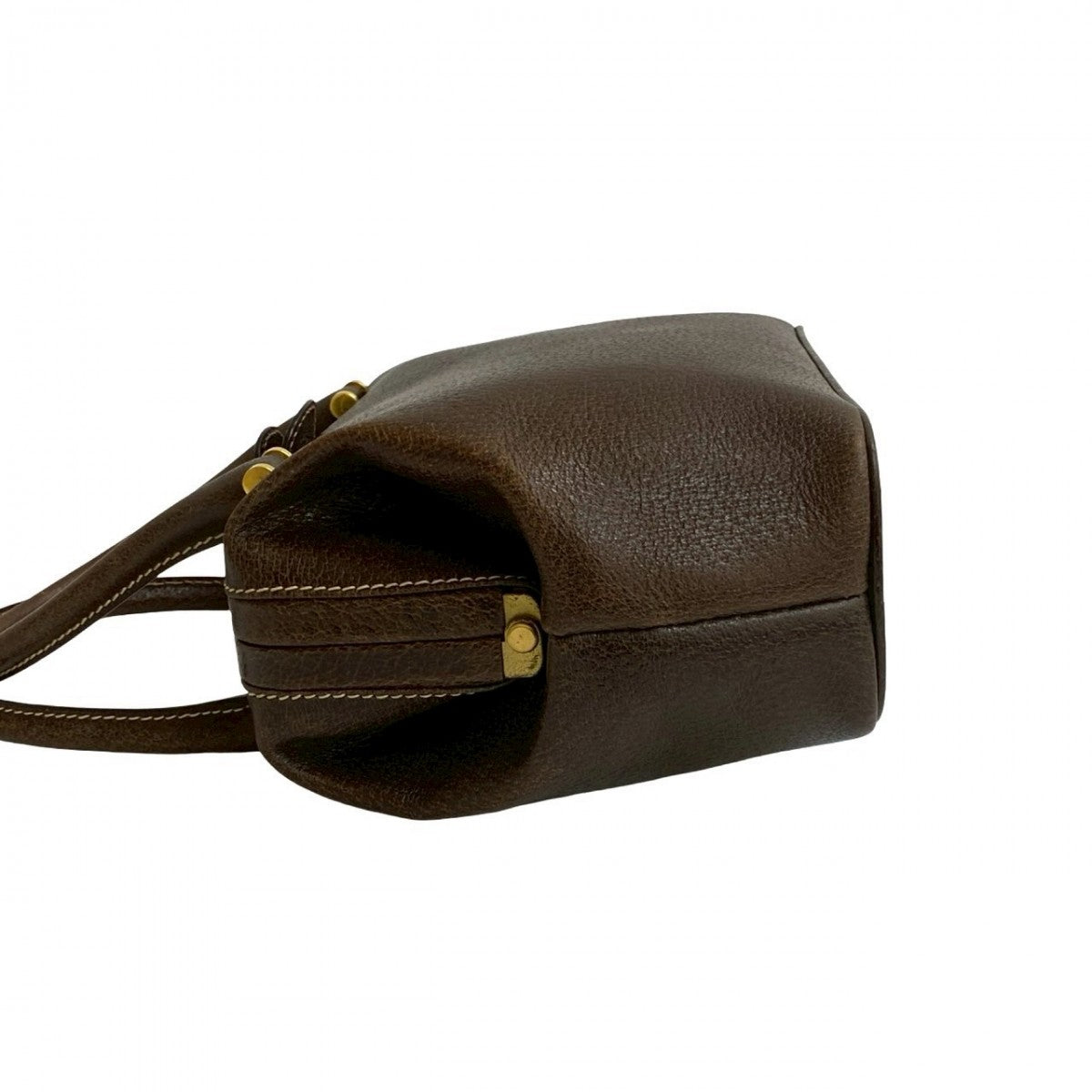 GUCCI Handbag leather Brown
