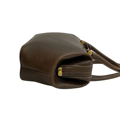 GUCCI Handbag leather Brown