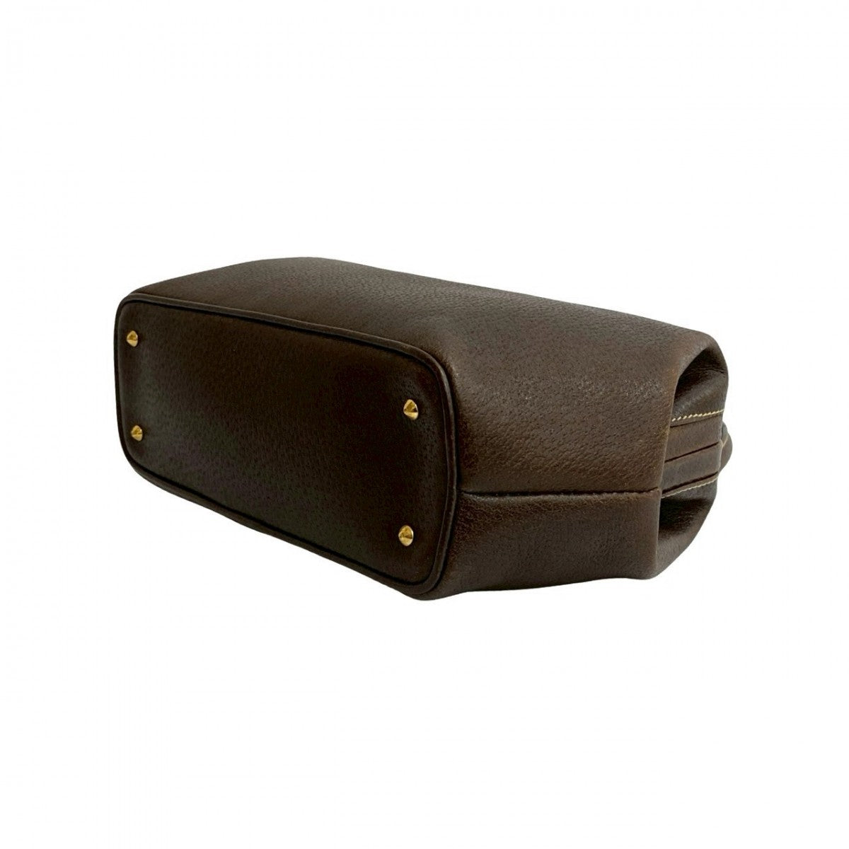 GUCCI Handbag leather Brown