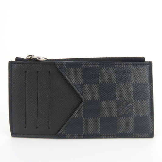 LOUIS VUITTON Card Case N64038 Damier Grafitte black Coin card holder