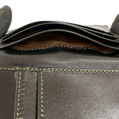 FENDI Tri-fold wallet leather black