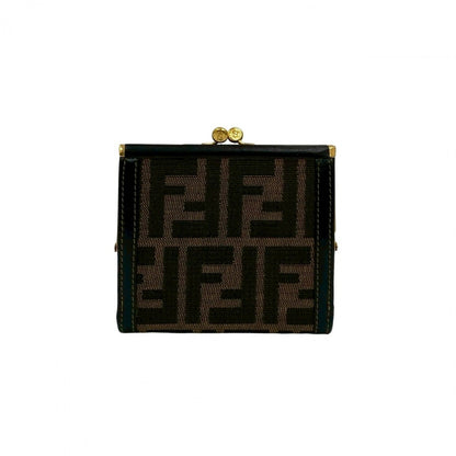 FENDI Tri-fold wallet leather black