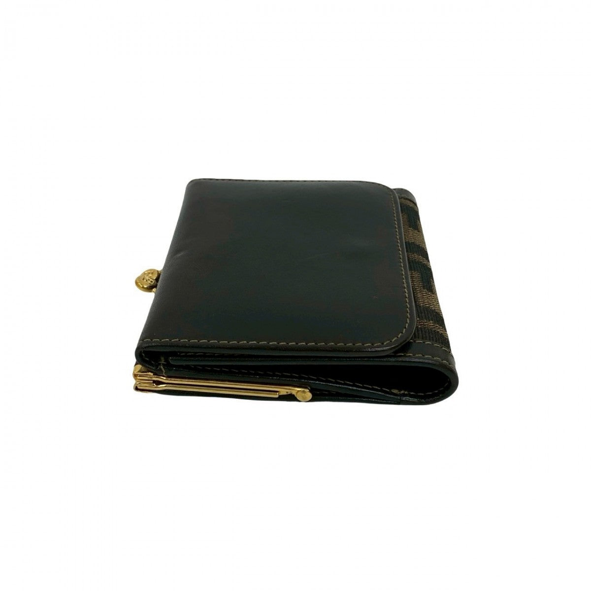 FENDI Tri-fold wallet leather black