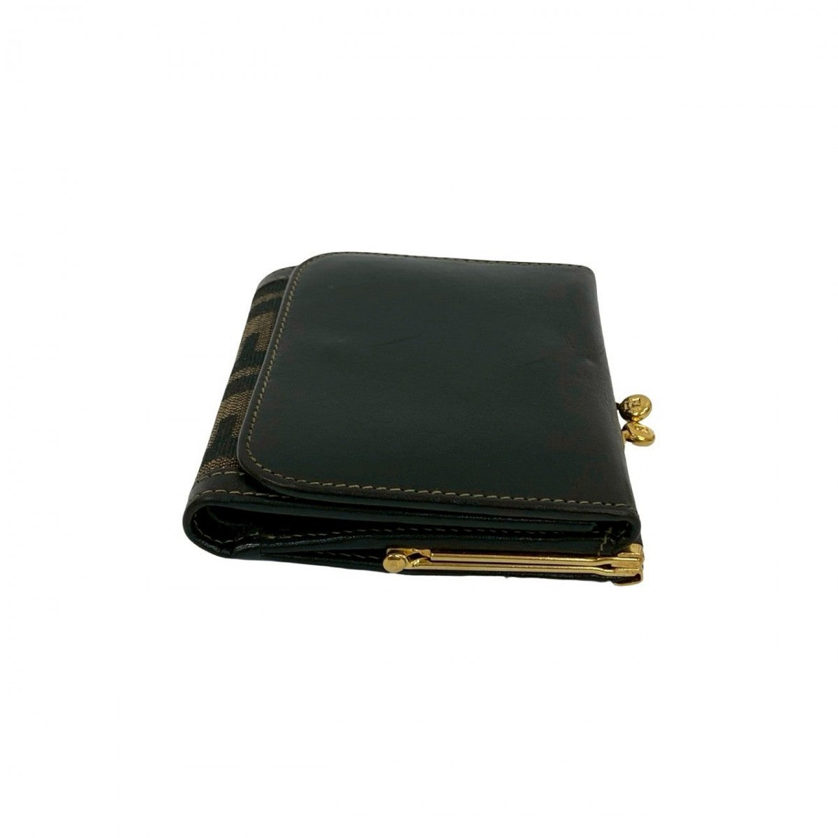 FENDI Tri-fold wallet leather black