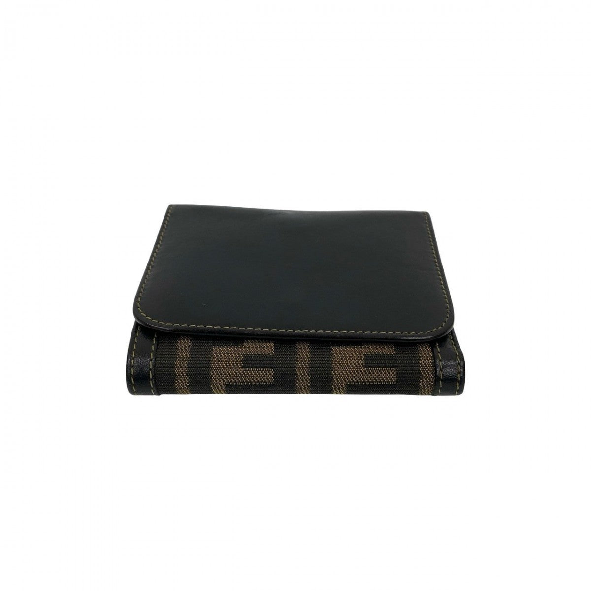 FENDI Tri-fold wallet leather black