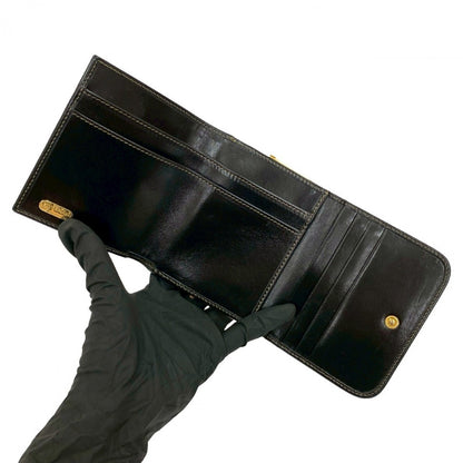FENDI Tri-fold wallet leather black