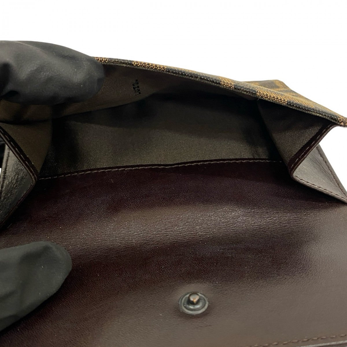 FENDI Bifold Wallet leather Brown