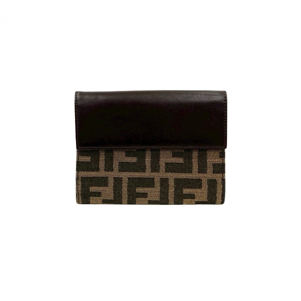 FENDI Bifold Wallet leather Brown