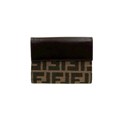 FENDI Bifold Wallet leather Brown