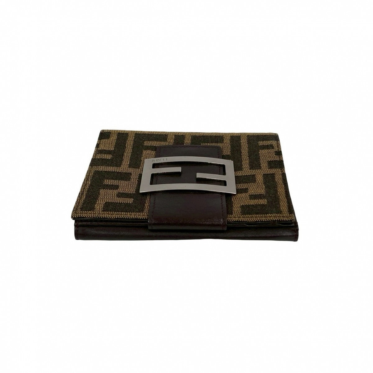 FENDI Bifold Wallet leather Brown