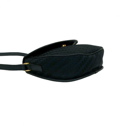 GUCCI Shoulder Bag leather Navy