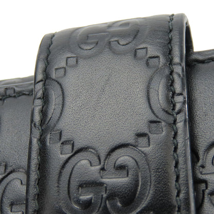 GUCCI Bifold Wallet 406925 Sima leather black
