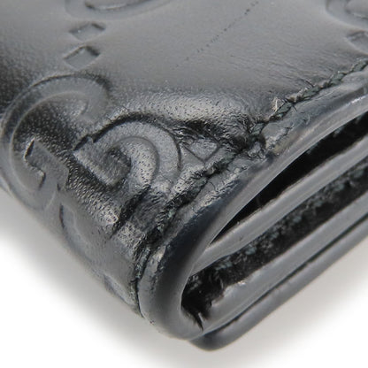 GUCCI Bifold Wallet 406925 Sima leather black
