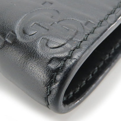 GUCCI Bifold Wallet 406925 Sima leather black