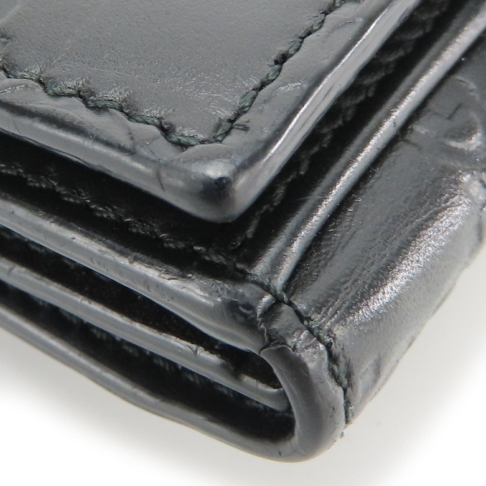 GUCCI Bifold Wallet 406925 Sima leather black