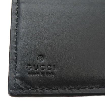 GUCCI Bifold Wallet 406925 Sima leather black