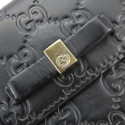 GUCCI Bifold Wallet 406925 Sima leather black