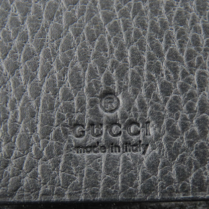 GUCCI Key case Key holder  456118 leather black GG Marmont