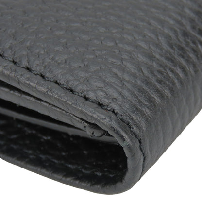 GUCCI Key case Key holder  456118 leather black GG Marmont