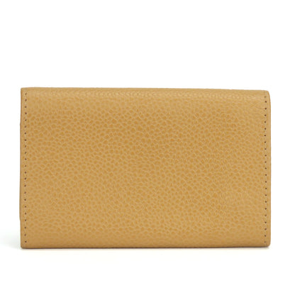 CHANEL Key case Key holder  Caviar skin beige