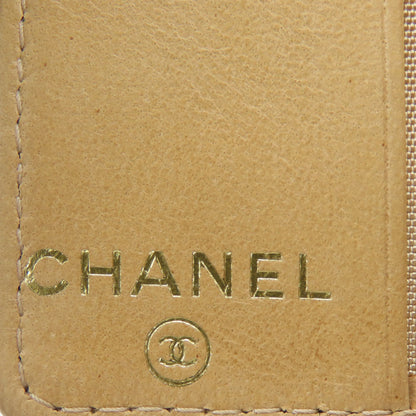 CHANEL Key case Key holder  Caviar skin beige