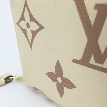 LOUIS VUITTON Long Wallet Purse M80116 Monogram Ann Platt Cream/Bois Rose Zippy wallet
