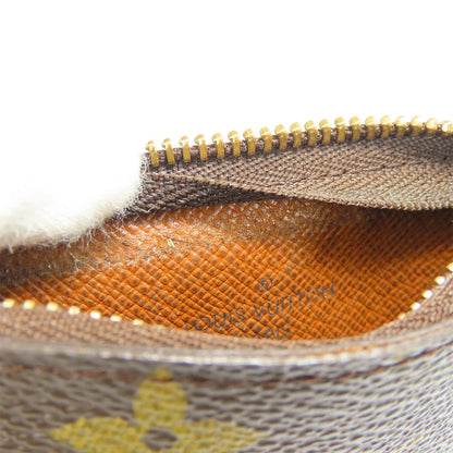 LOUIS VUITTON Coin case M62650 Monogram Brown Pochette Kle