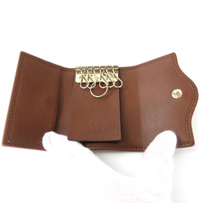 GUCCI Key case Key holder  282432 GG canvas beige Interlocking