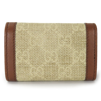 GUCCI Key case Key holder  282432 GG canvas beige Interlocking