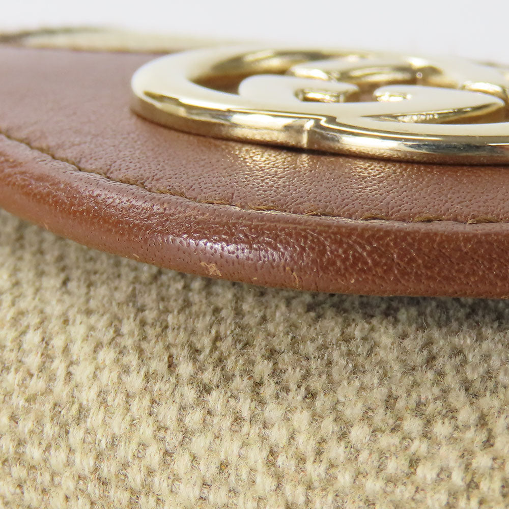 GUCCI Key case Key holder  282432 GG canvas beige Interlocking
