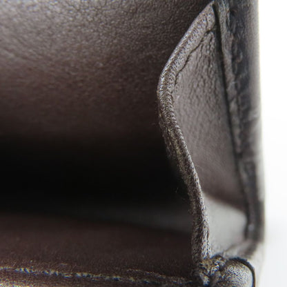 GUCCI Card Case 212097 Sima leather Dark brown