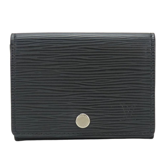 LOUIS VUITTON Card Case M56169 Epi Leather black Anneveld Cult de Visit