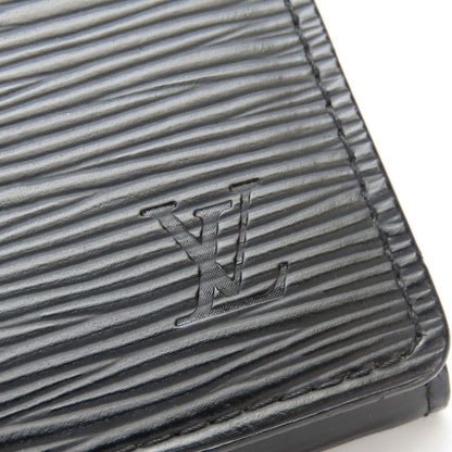 LOUIS VUITTON Card Case M56169 Epi Leather black Anneveld Cult de Visit