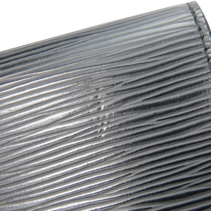 LOUIS VUITTON Card Case M56169 Epi Leather black Anneveld Cult de Visit