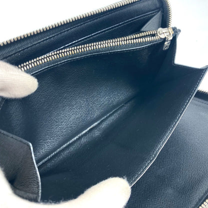 LOUIS VUITTON Long Wallet Purse M63852 Epi Leather black Epi Zippy Organizer