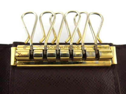 LOUIS VUITTON Key case Key holder N62630 Brown beige gold Multicles6