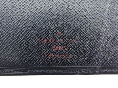 LOUIS VUITTON Bill Compartment M63212 Noir Porte Cartes Credit