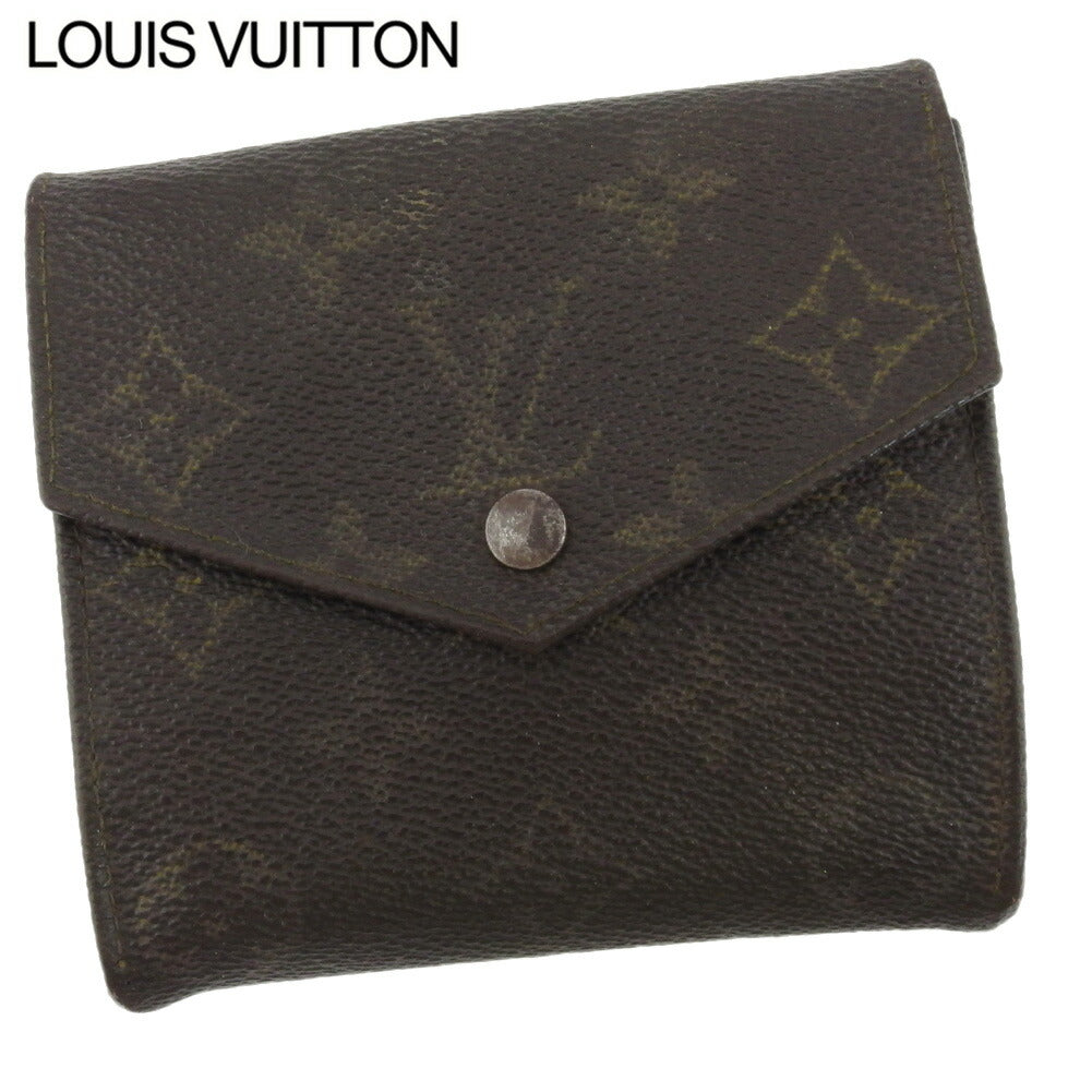 LOUIS VUITTON Bifold Wallet M61660 Brown beige Portonebi (old type)