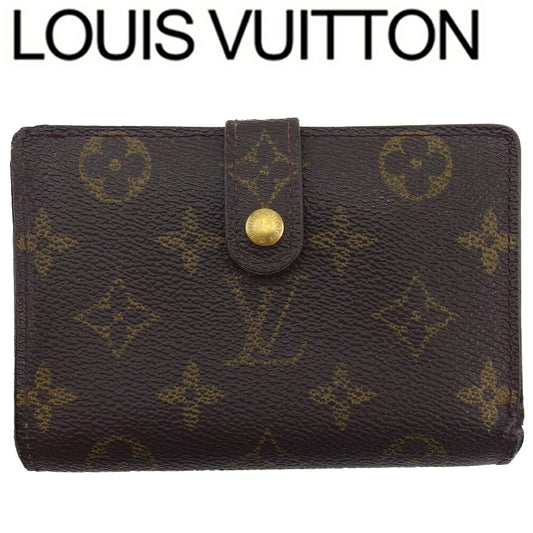 LOUIS VUITTON Bifold Wallet Dark brown x beige Portefeuille Vienova