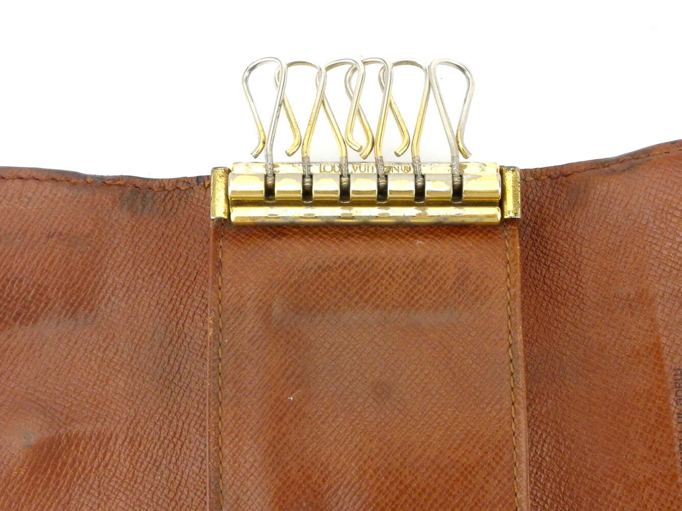 LOUIS VUITTON Key case Key holder M62630 Brown Multicles6