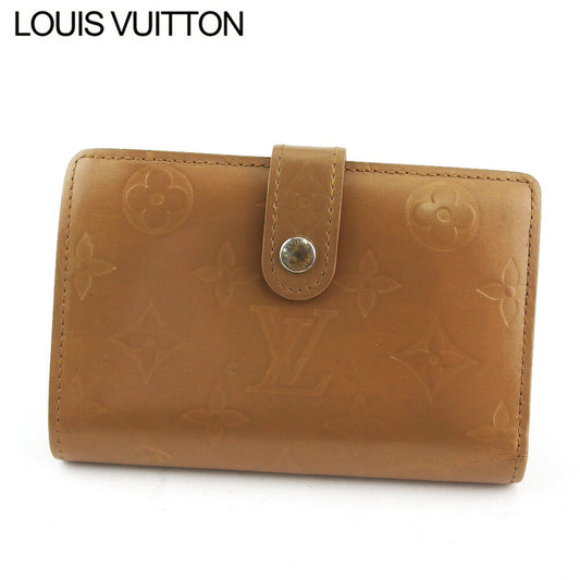 LOUIS VUITTON Bifold Wallet M65157 Brown silver Portonevie Vienova