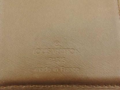 LOUIS VUITTON Bifold Wallet M65157 Brown silver Portonevie Vienova
