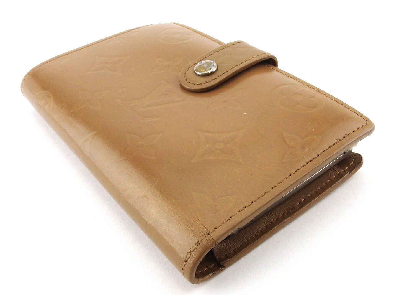 LOUIS VUITTON Bifold Wallet M65157 Brown silver Portonevie Vienova