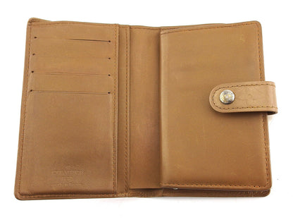 LOUIS VUITTON Bifold Wallet M65157 Brown silver Portonevie Vienova