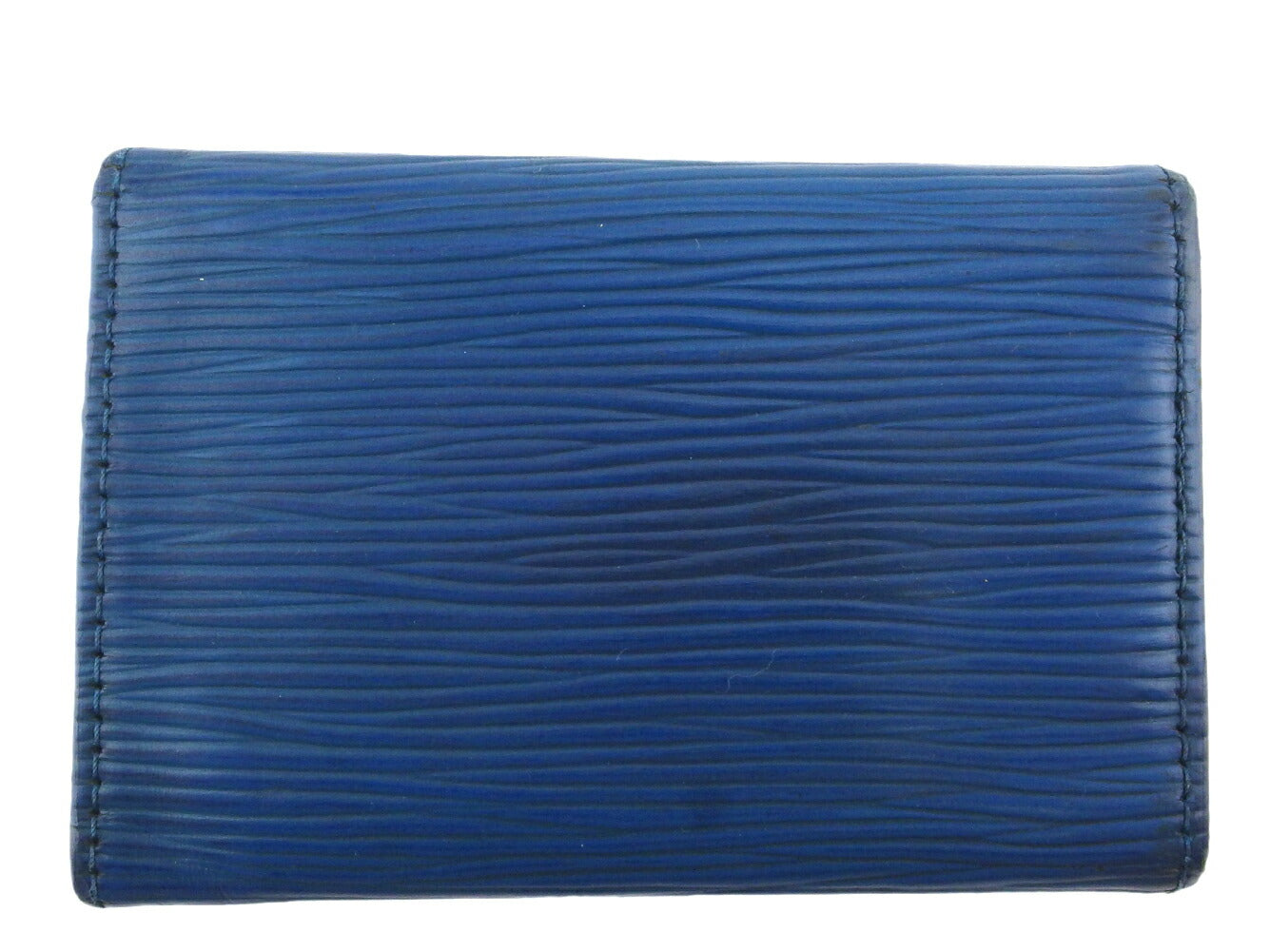 LOUIS VUITTON Key case Key holder M63815 Blue gold Multicles6