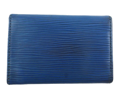 LOUIS VUITTON Key case Key holder M63815 Blue gold Multicles6